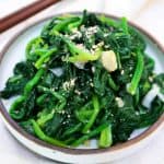 Korean Spinach Side Dish - Sigeumchi Namul