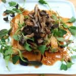 Tofu Mushroom Stack