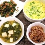Korean Breakfast 4: Siraegi-guk, Korean Steamed Egg, Spinach Tofu Muchim