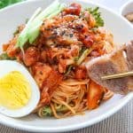 Spicy Cold Kimchi Noodles