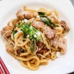 Samgyeopsal Udon Stirfry